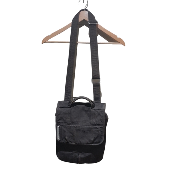 Sisley Men's Messenger Bag Dyed Brown Cotton - Picture 6 of 6